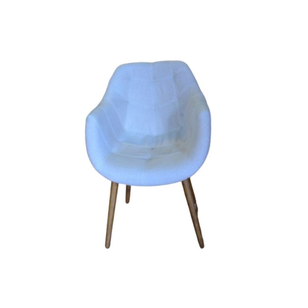 Eden Dining Chair Linen Cream image 0